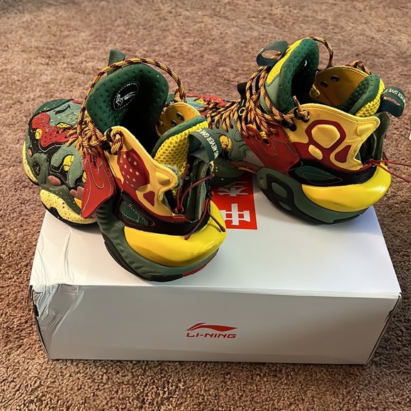 Li Ning Chinese basketball sneaker size US 9 - Picture 3 of 5